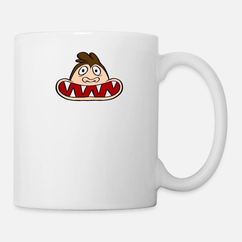Monkey with large mouth - Mug - white