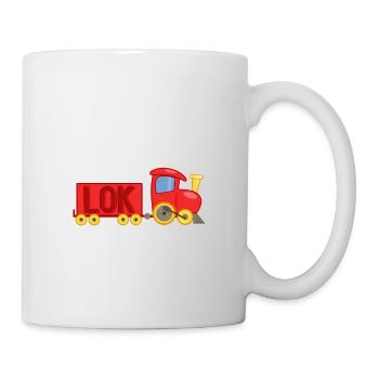 Mein Papa ist Lokführer! - Tasse - Weiß - Rechts