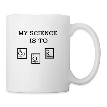 science cook - Mug blanc - blanc - Droite