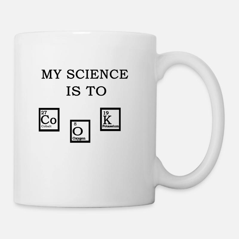 science cook - Tasse - Weiß