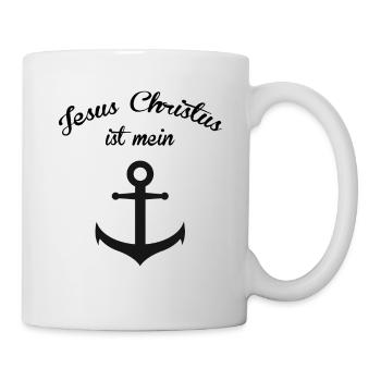 JÉSUS CHRIST EST MON ANCRAGE VÊTEMENTS CHRÉTIENS - Mug blanc - blanc - Droite