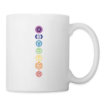 Utilisateurs aimant Chakra Sacred Symbol Gift Idea - Mug blanc - blanc - Droite
