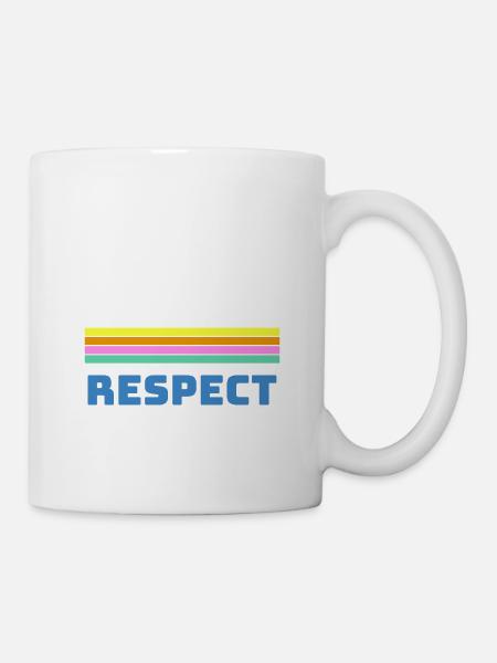 Respect the man in the ice cream van - Mug - white