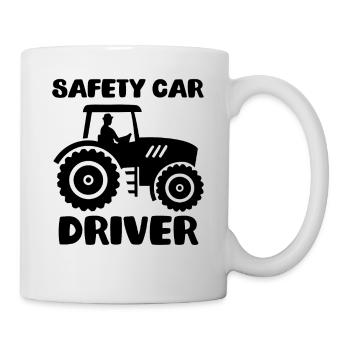 Safety Car Driver Landwirtschaft Traktor - Tasse - Weiß - Rechts
