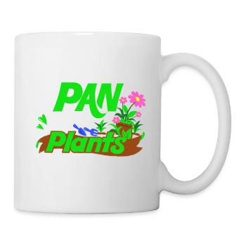 Pan avec les plantes - Cadeau Jardinier - Mug blanc - blanc - Droite