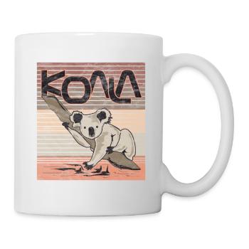 Retro koala - Mug - white - Right