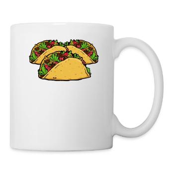 Tacos tacos mexicains fast food piquant espagnol - Mug blanc - blanc - Droite