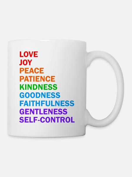 Fruits of the Spirit - Christian Shirt - Mug - white