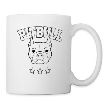 Pitbull Pitbull Pittie Bully cadeau - Mug blanc - blanc - Droite