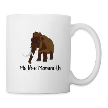 mammouth - Mug blanc - blanc - Droite