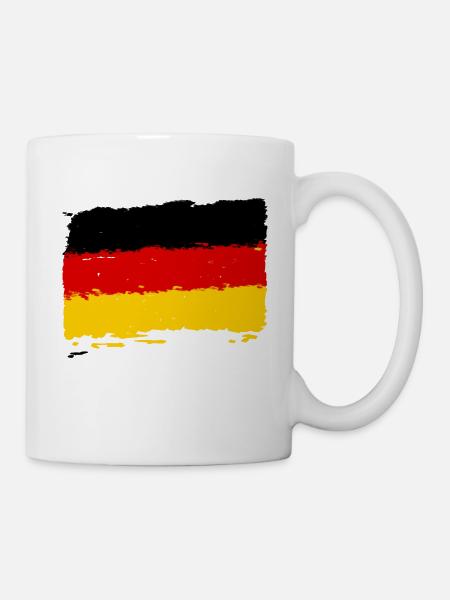 Germany flag - German flag - Mug - white