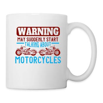 Biker motorcycle - Mug - white - Right