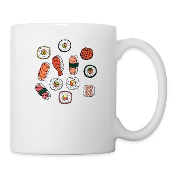 Sushi I Love Sushi Asian Cuisine Fast Food - Mug - white - Right