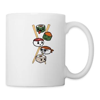 Sushi I Love Sushi Asian Cuisine Fast Food - Mug - white - Right