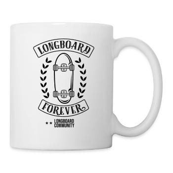 Longboard Forever Surf Surfing Vintage Shirt - Mug - white - Right
