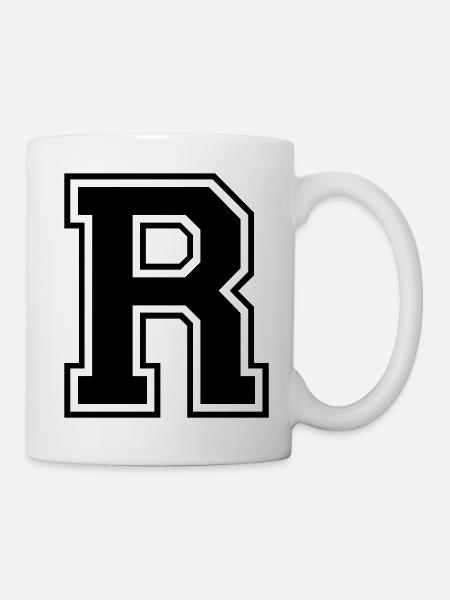 r - Tasse - Weiß