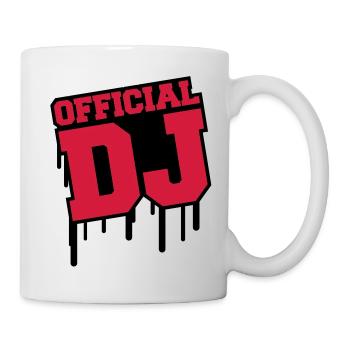 official_dj_c2 - Mug blanc - blanc - Droite