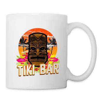 Follow Me To The Tiki Bar T-Shirt Hawaiian Luau - Mug - white - Right
