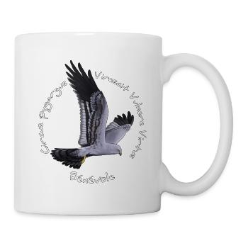 Busard cendré - Mug blanc - blanc - Droite