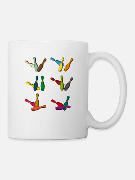 Bowling - Tasse - Weiß