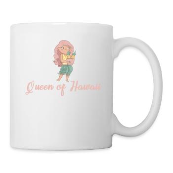 Hawaï Queen - Mug blanc - blanc - Droite