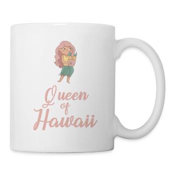Königin von Hawaii - Tasse - Weiß - Rechts