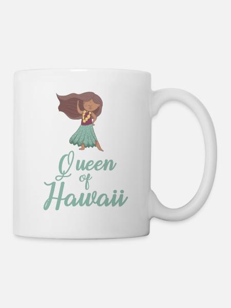 Reine d’Hawaï - Mug blanc - blanc