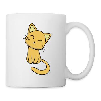 cute cat - Mug - white - Right