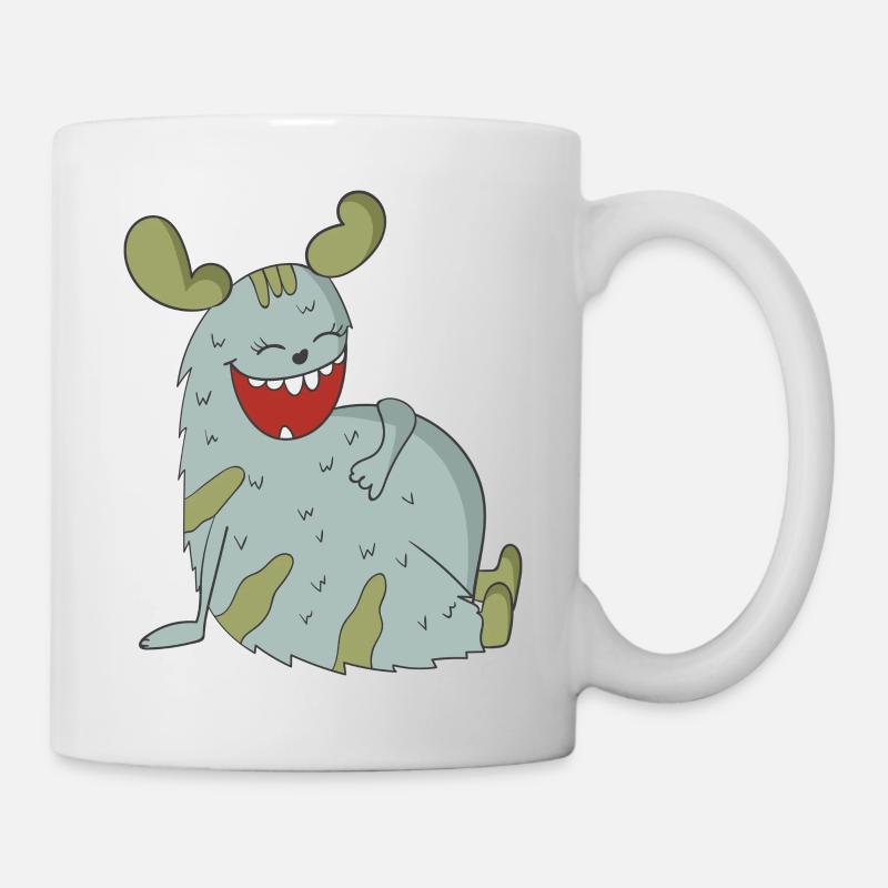 Laughing Monster - Mug - white