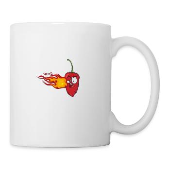 Grund Chili immer Habanero Geschenk Geschenkidee - Tasse - Weiß - Rechts