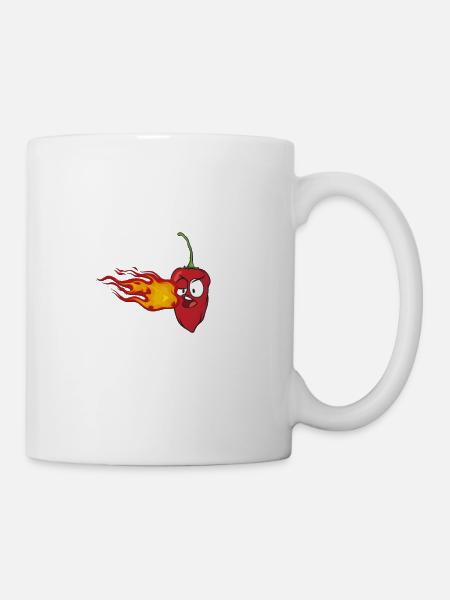 Grund Chili immer Habanero Geschenk Geschenkidee - Tasse - Weiß