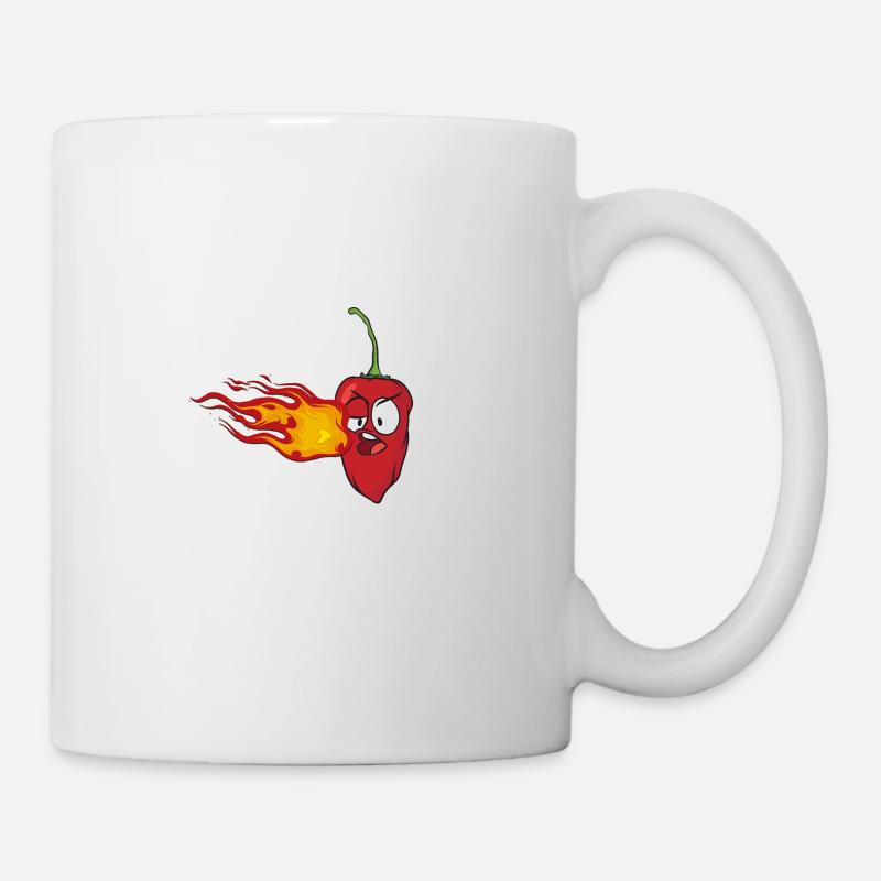 Grund Chili immer Habanero Geschenk Geschenkidee - Tasse - Weiß