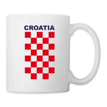 Croatie Croatie Hrvatska cadeau football - Mug blanc - blanc - Droite