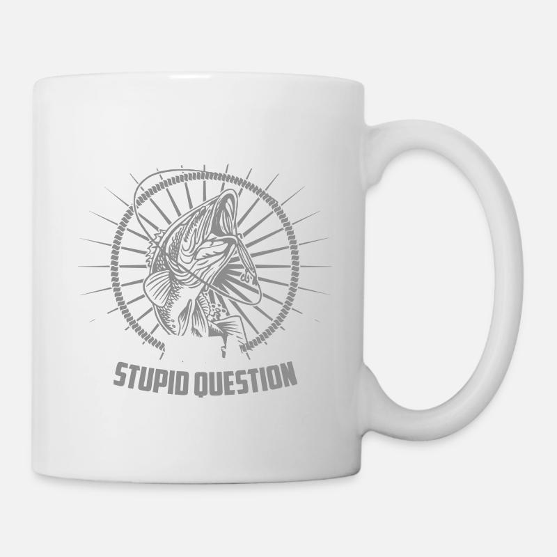 Pour pêcher angler pêcheur pêche poisson cadeau - Mug blanc - blanc