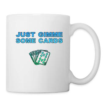 Poker Poker Poker Texas Holdem - Kartenspiel - Tasse - Weiß - Rechts