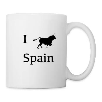 ich liebe Spanien - Tasse - Weiß - Rechts