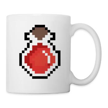 Drank red pixels - Mug - white - Right