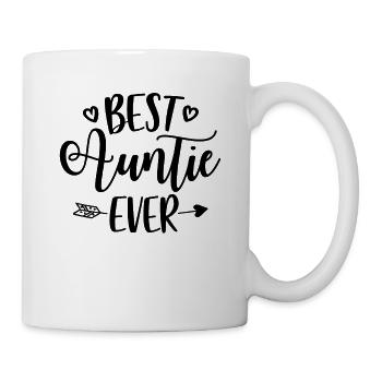 Best Auntie Ever - For the dearest aunt in the world - Mug - white - Right