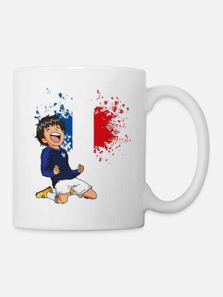 Maillot de football France France - Mug blanc - blanc