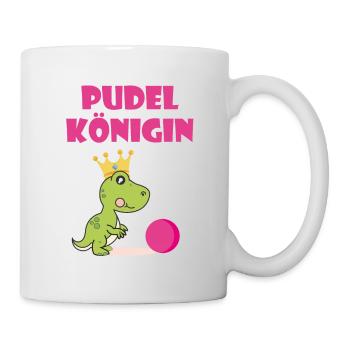 T-shirt de reine de caniche de caniche de reine de caniche - Mug blanc - blanc - Droite