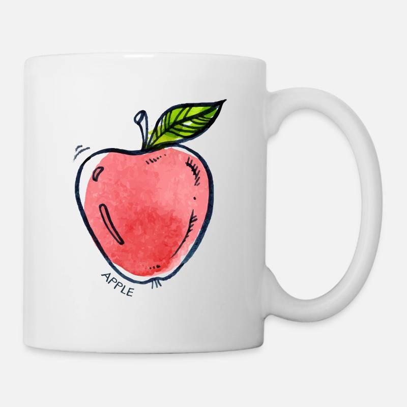 Apple Fruit Fruit Apple Fruit - Mug - white