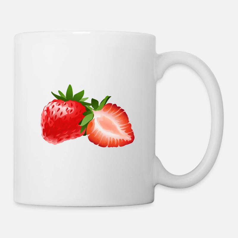 Fraises Fruit Fruit Fraise Fruit - Mug blanc - blanc