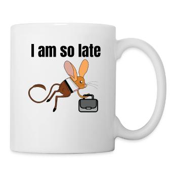 Conception de T-shirt Jerboa mignon, intelligent et drôle Je suis tellement - Mug blanc - blanc - Droite