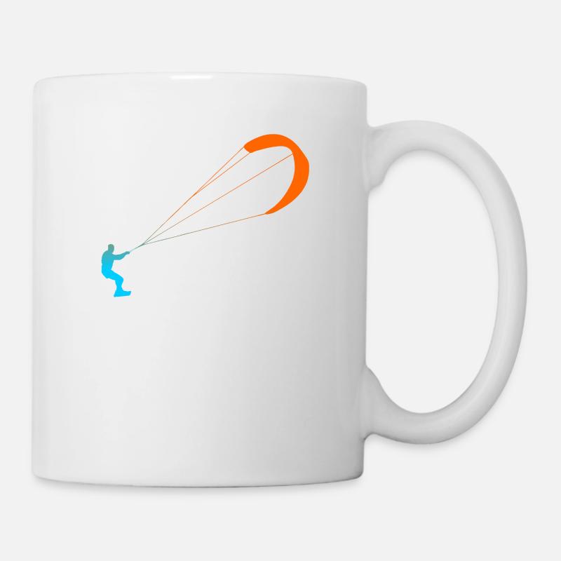 Kitesurfer - Tasse - Weiß