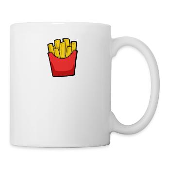 Pommes Frites Fries Fast Food Hungrig Pommes Lover - Tasse - Weiß - Rechts