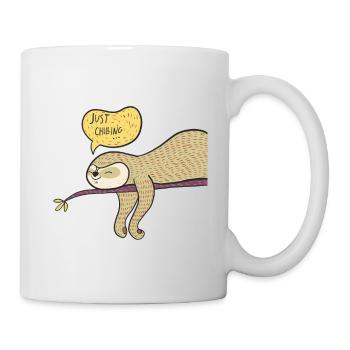 Chemise drôle - Mug blanc - blanc - Droite