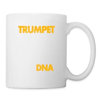 Fingerabdruck Trompete DNA Geschenk Geschenkidee - Tasse - Weiß - Rechts