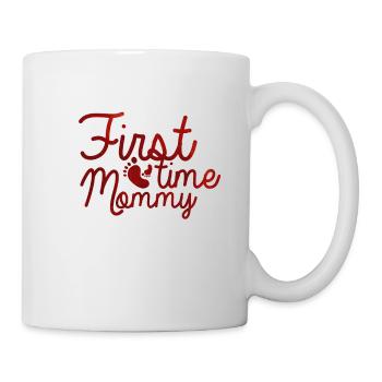 idée de cadeau naissance bébé enfant né naissance - Mug blanc - blanc - Droite