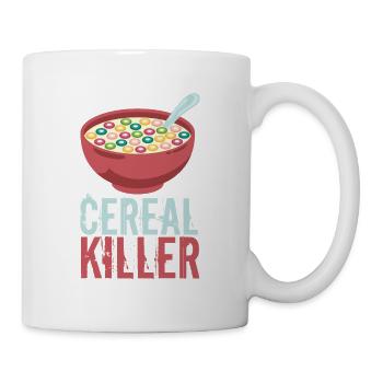 Cereal Killer Serial killer cereal breakfast saying - Mug - white - Right
