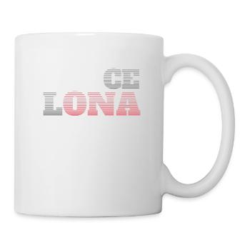 Barcelona - Tasse - Weiß - Rechts